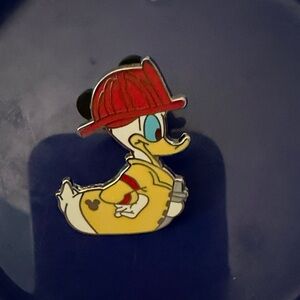 Donald Duck Firefighter Pin